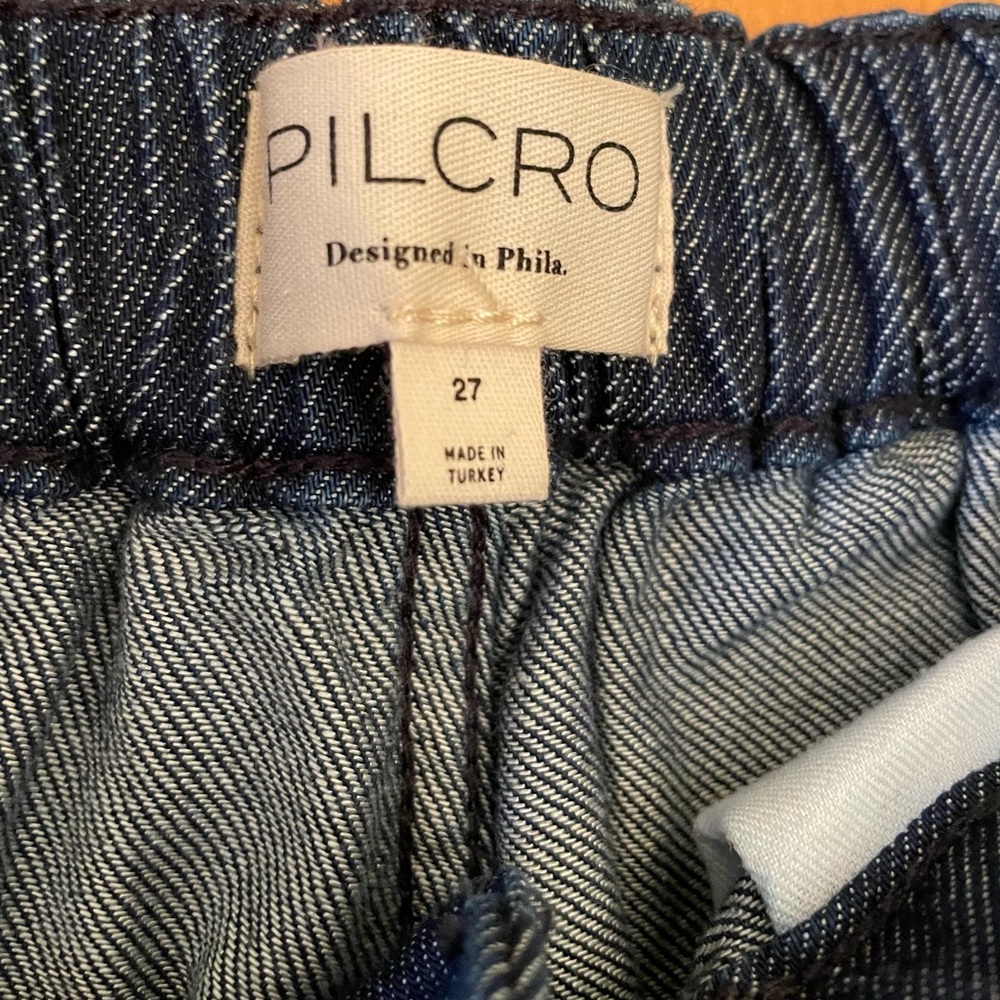 Pilcro Jeans by Anthropologie, Cargo Style with Tie Hem, Size 27 - Picture 4 of 6